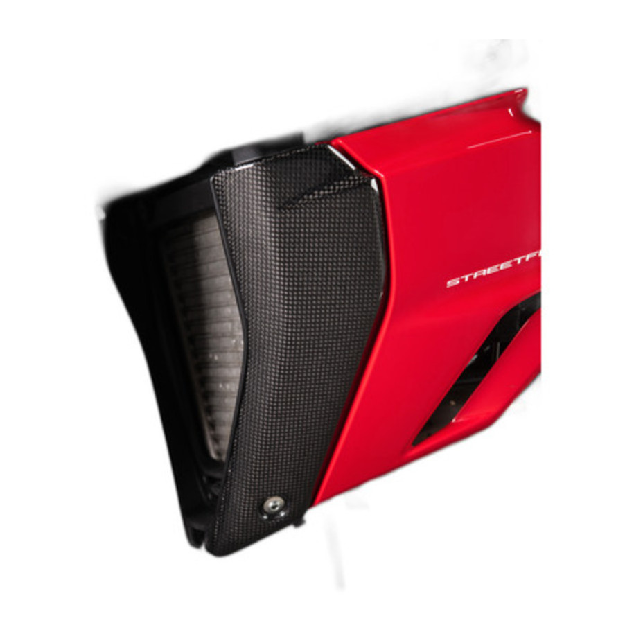 Protection de radiateru d'huile LIGHTECH carbone brillant