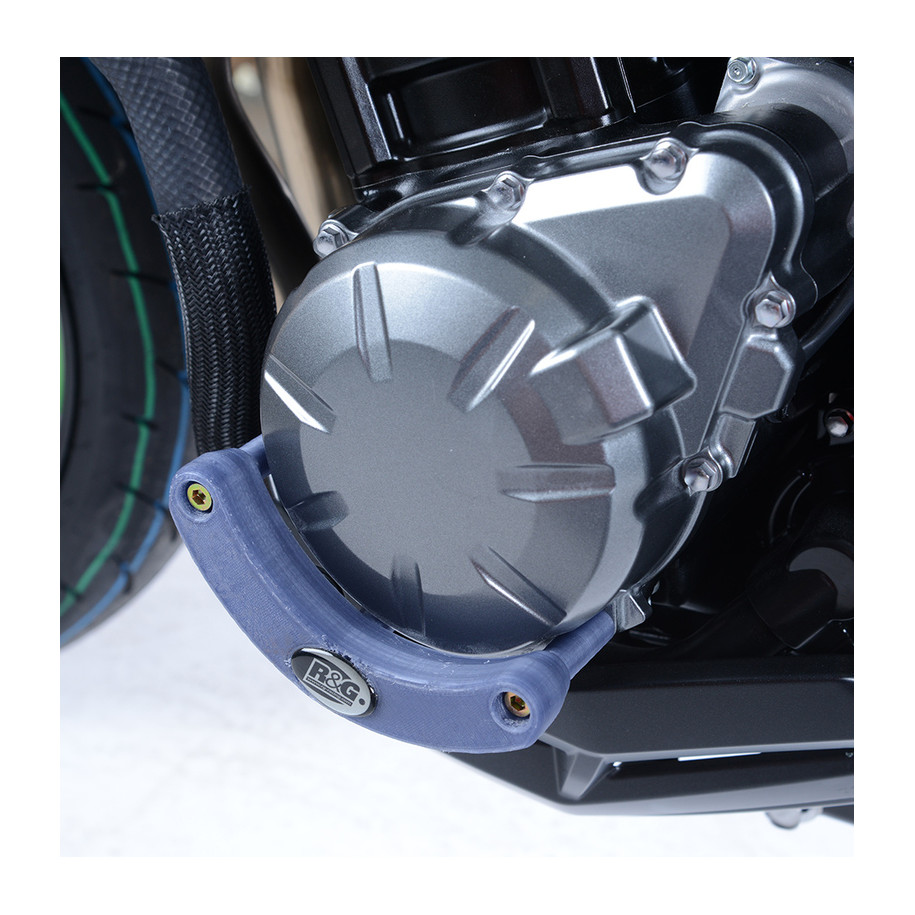 Slider moteur gauche R&G RACING noir Kawasaki Z900
