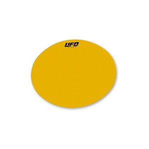 Planche adhésive ovale UFO jaune