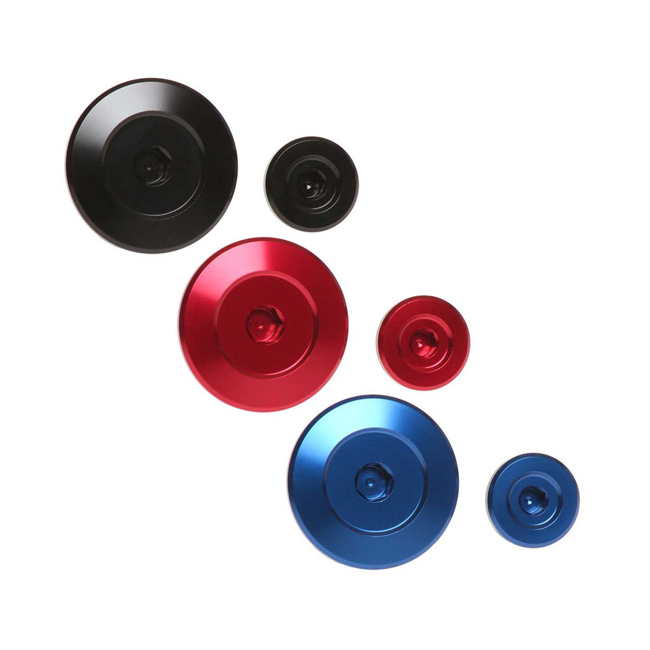 Jeu de bouchons de distribution de moteur RFX Pro (Bleu) - Pour Yamaha YZF25/YZF450