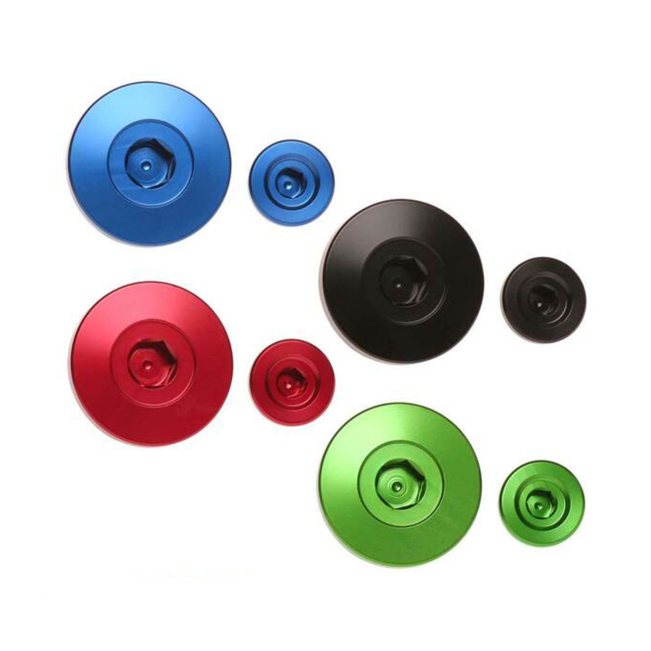 Jeu de bouchons de distribution de moteur RFX Pro (Vert) - Pour Kawasaki KXF250/450