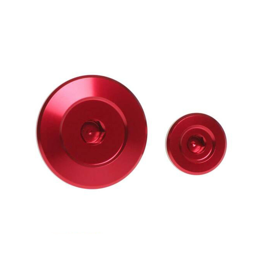 Jeu de bouchons de distribution de moteur RFX Pro - rouge