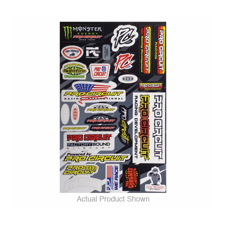 Feuille de stickers PRO CIRCUIT Deluxe 2022