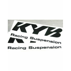 Autocollant de fourche KYB blanc