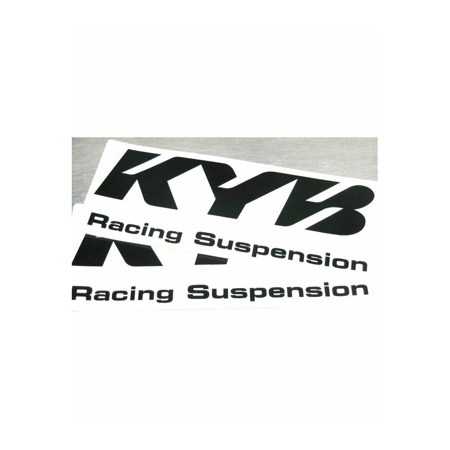 Autocollant de fourche KYB blanc
