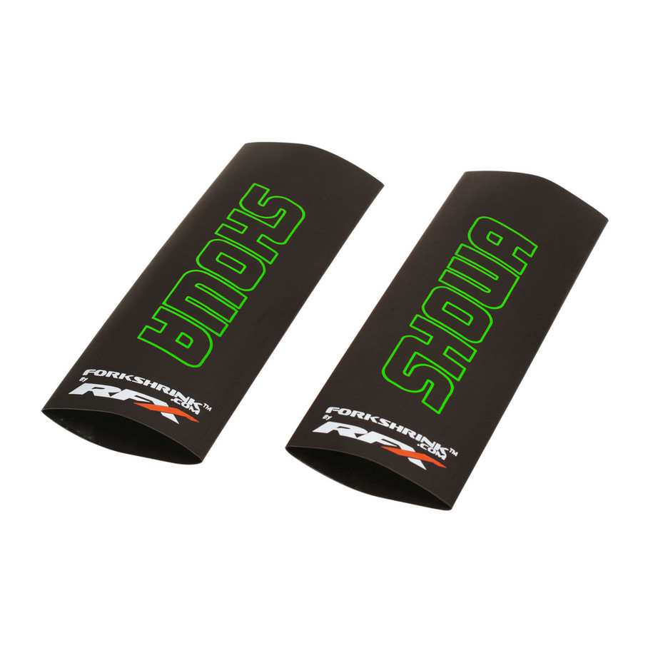 Protection de fourche supérieure RFX Race Series Forkshrink logo Showa - vert