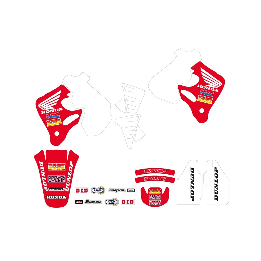 Kit déco complet TECNOSEL Team Honda 1992