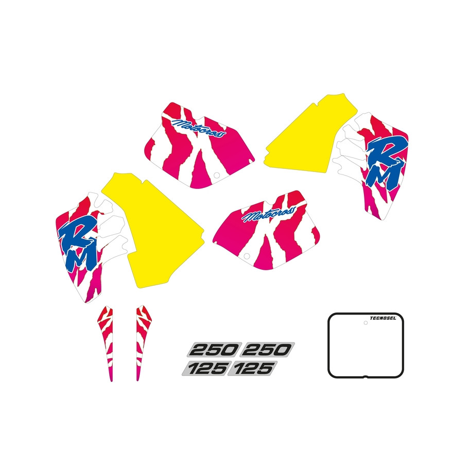 Kit déco complet TECNOSEL OEM Suzuki 1992