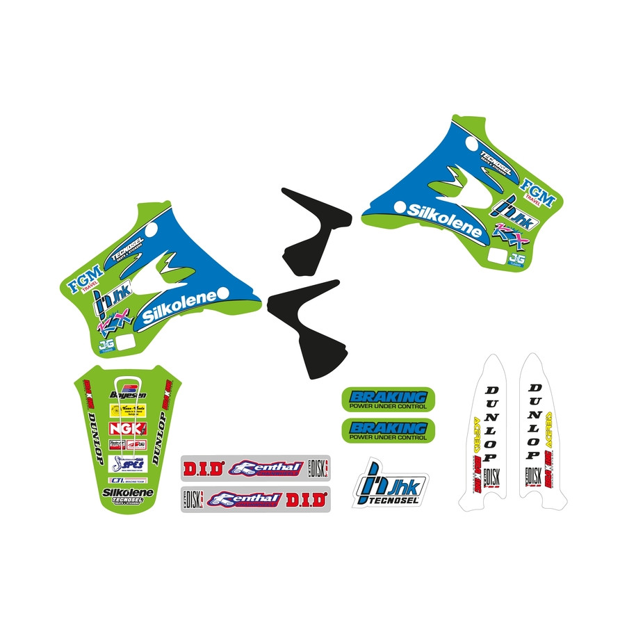 Kit déco TECNOSEL Team Kawasaki 1996