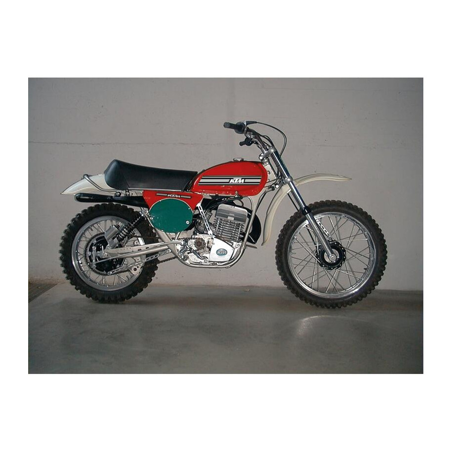 Kit déco TECNOSEL Replica OEM KTM GS 74-76 fond blanc