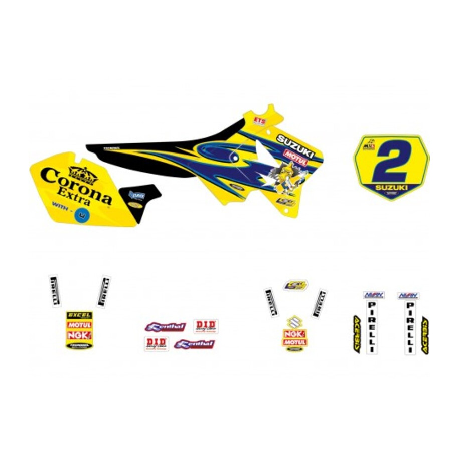 Kit déco TECNOSEL Replica Team Suzuki 2001
