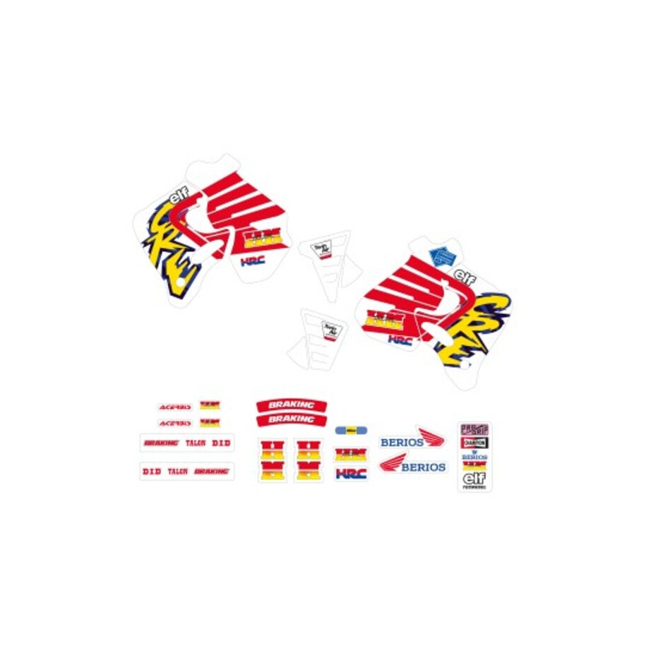 Kit déco BLACKBIRD Replica Team Honda Enduro 1995