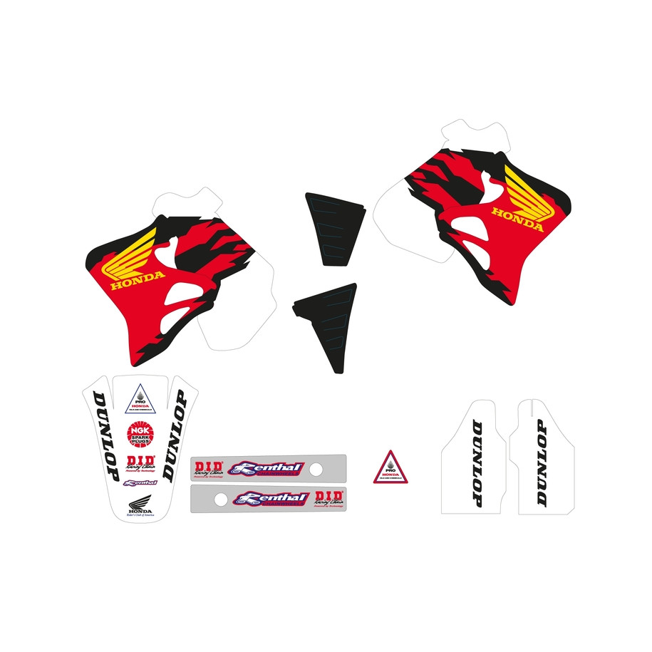 Kit déco TECNOSEL Team Honda USA 1992