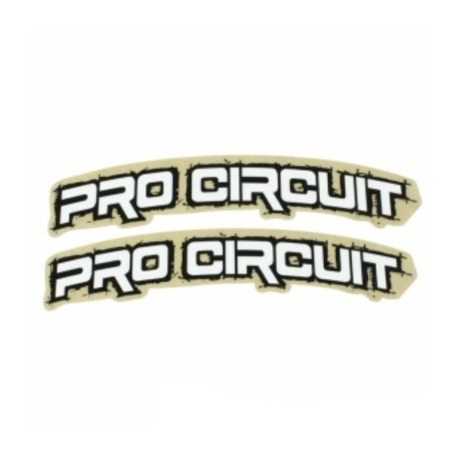 Autocollants rétro pour garde-boue PRO CIRCUIT