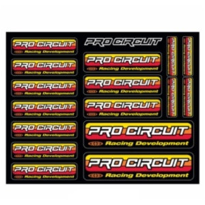 Planche de stickers PRO CIRCUIT logo original