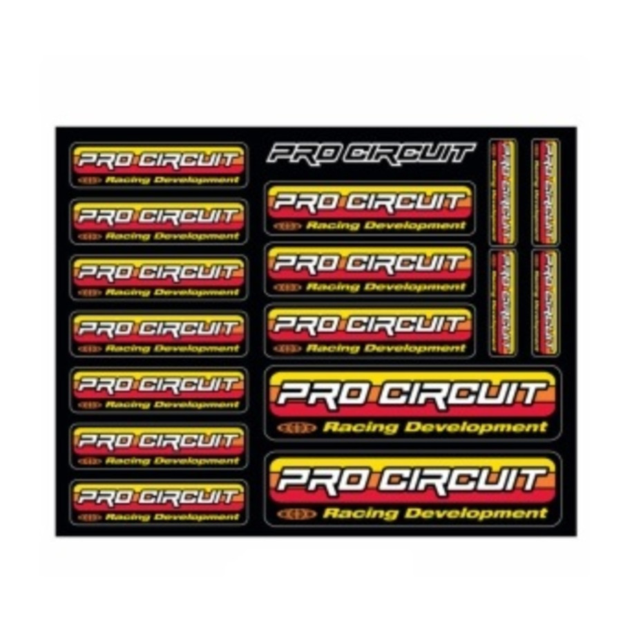 Planche de stickers PRO CIRCUIT logo original