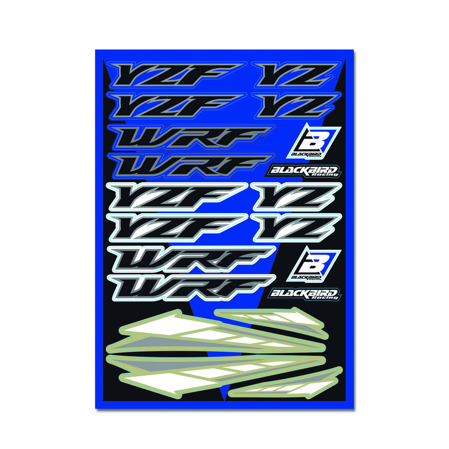 Planche de stickers BLACKBIRD Yamaha