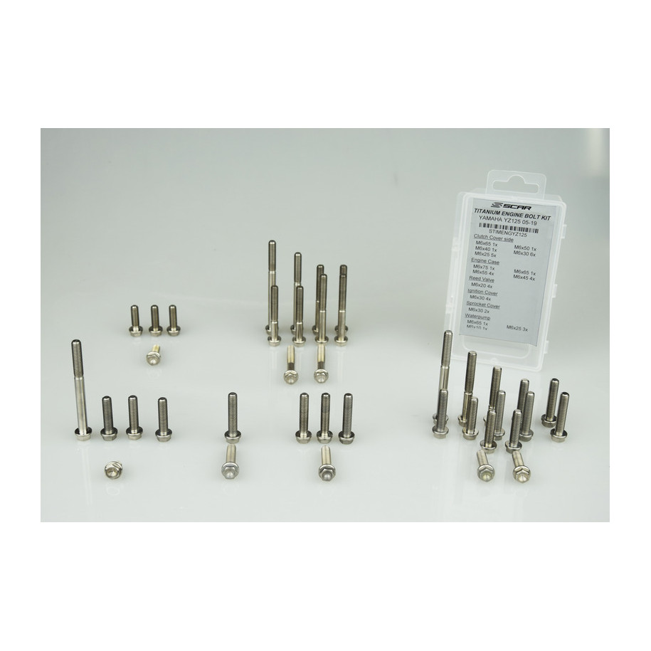 Visserie moteur SCAR titane