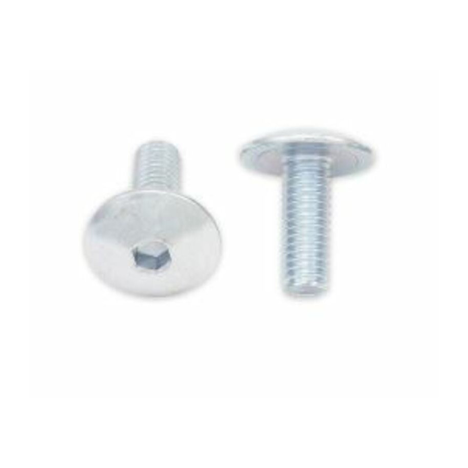 Vis tête bombée plate BOLT M6x1x16mm 10 pièces