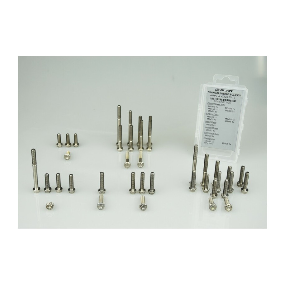 Kit vis moteur SCAR titane 40 vis