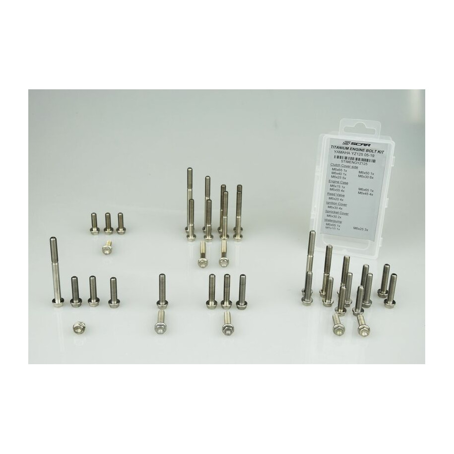 Kit vis moteur SCAR 36 vis titane