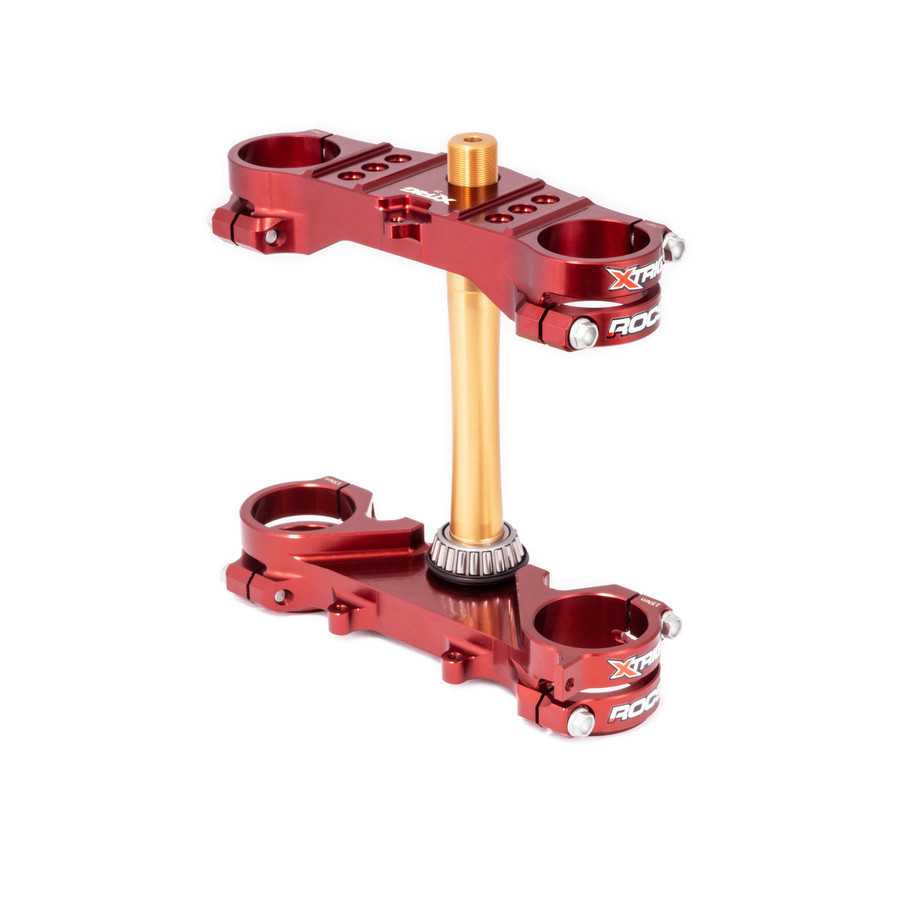 Té de fourche XTRIG ROCS Tech orange offset 25mm
