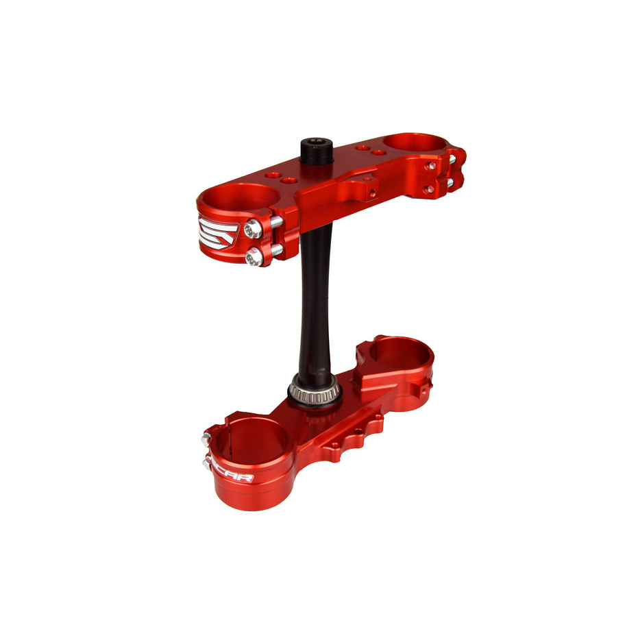 Té de fourche SCAR offset 22mm rouge