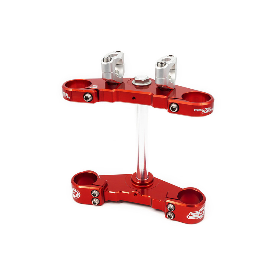 Té de fourche complet S3 Ø39mm rouge Beta Evo fourche Tech