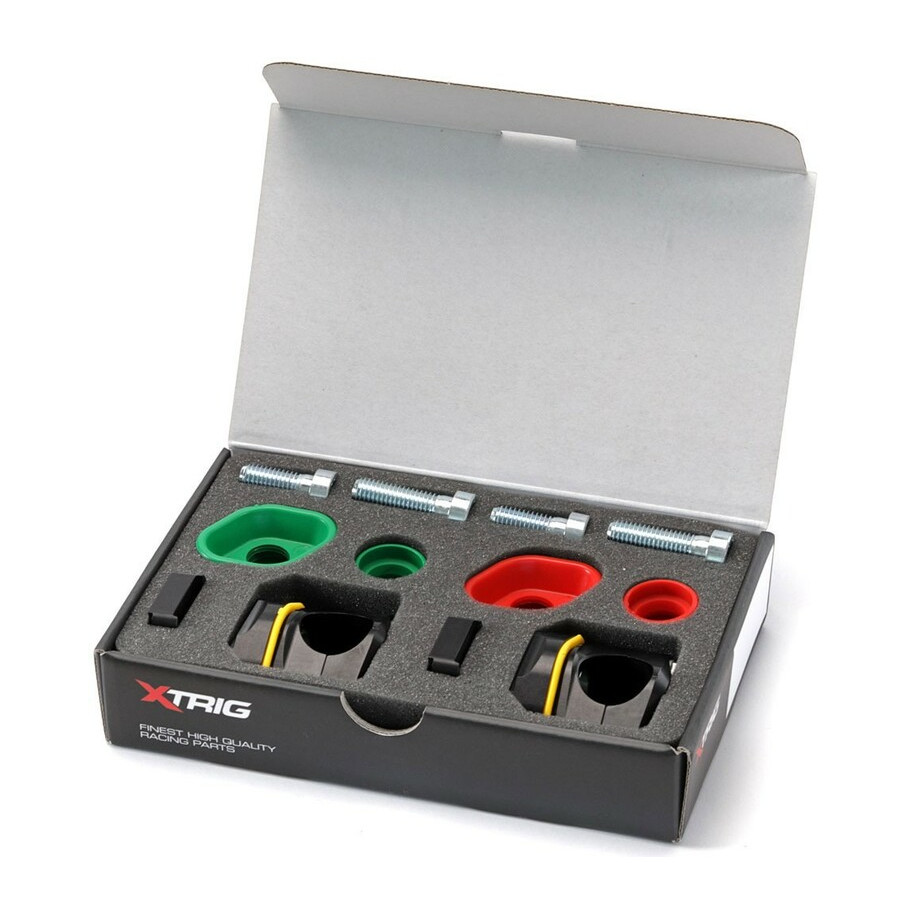 Pontets XTRIG Flexfix M12 Ø36mm - compatible uniquement avec les tés de fourche XTRIG