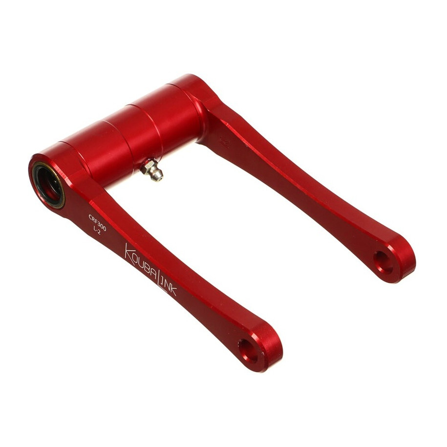 Kit de rabaissement de selle KOUBALINK (44.5 mm) rouge - Honda CRF300L / Rally