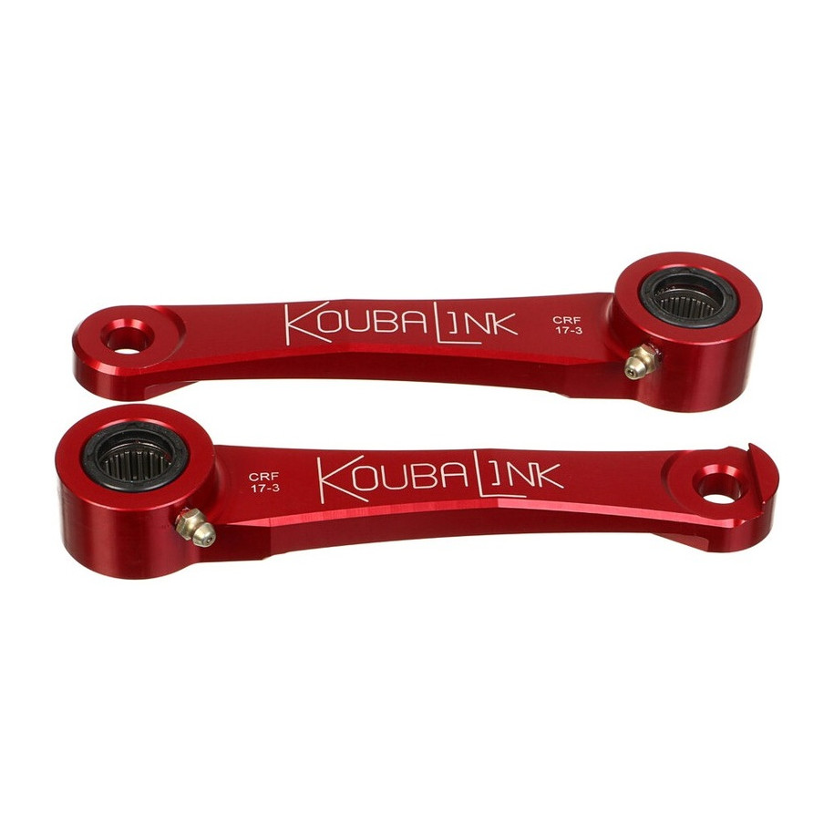Kit de rabaissement de selle KOUBALINK (57.2 - 63.5 mm) rouge - Honda