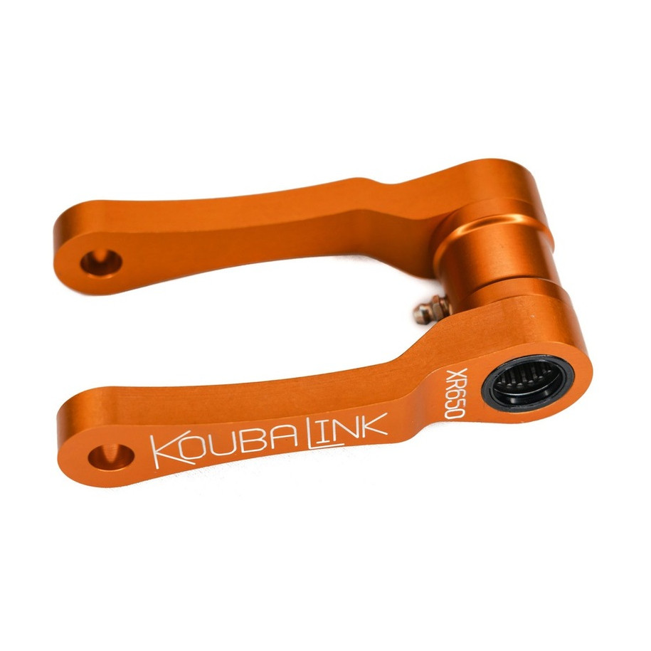 Kit de rabaissement de selle KOUBALINK (38.1 mm) rouge - Honda XR650R