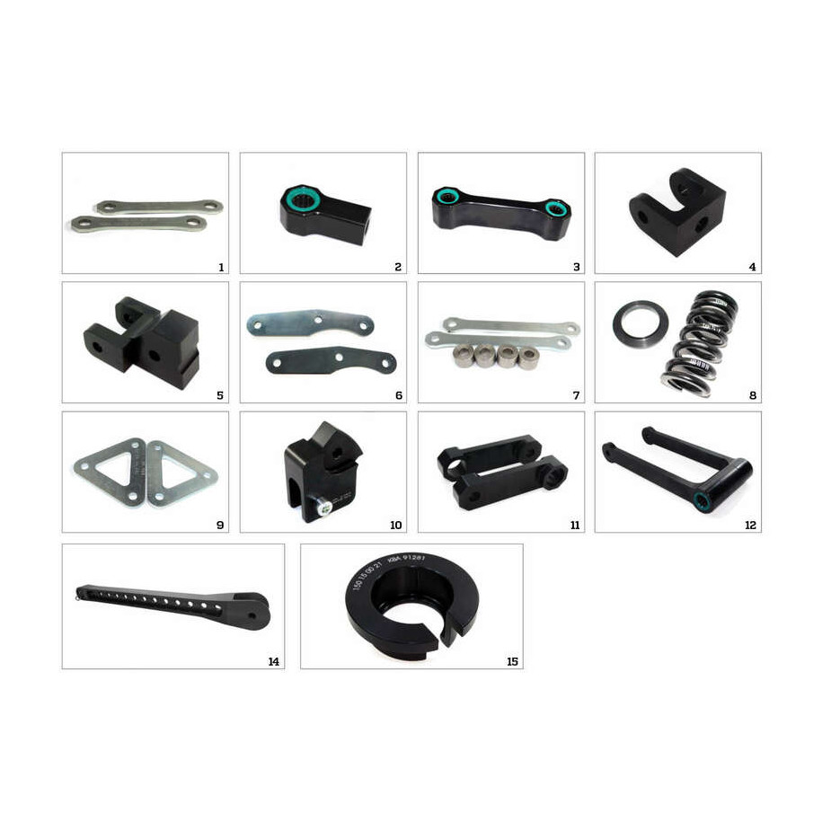 Kit de rabaissement de selle TECNIUM construction 3 - Yamaha Tracer 700
