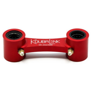 Kit de rabaissement de selle KOUBALINK (25.4 mm) rouge - Honda XR250R / 400R