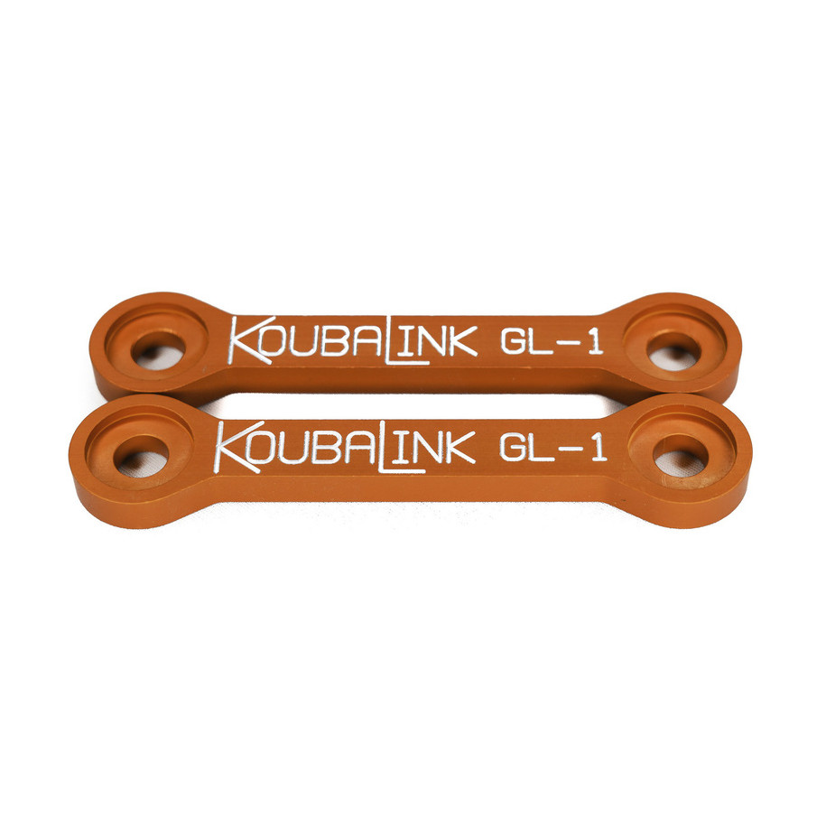 Kit de rabaissement de selle KOUBALINK (28.6 mm) orange - Suzuki SFV650 Gladius