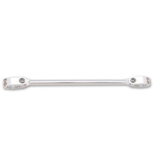 HIGHSIDER pro Cross-Bar Handlebar Brace Silver Two-piece Clamps