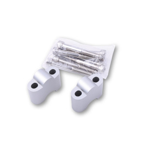Réhausses de pontet de guidon HIGHSIDER pro 35mm - argent