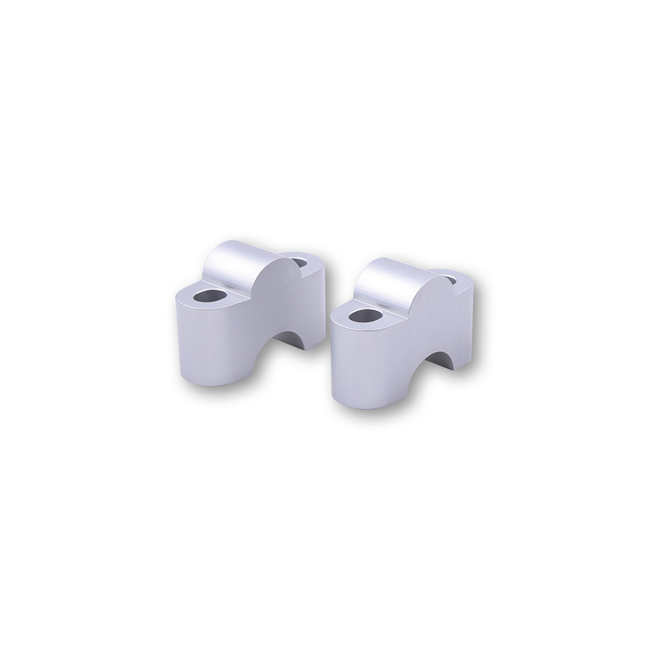Réhausses de pontet de guidon HIGHSIDER pro 25mm - argent