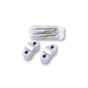 Réhausses de pontet de guidon HIGHSIDER pro 25mm - argent