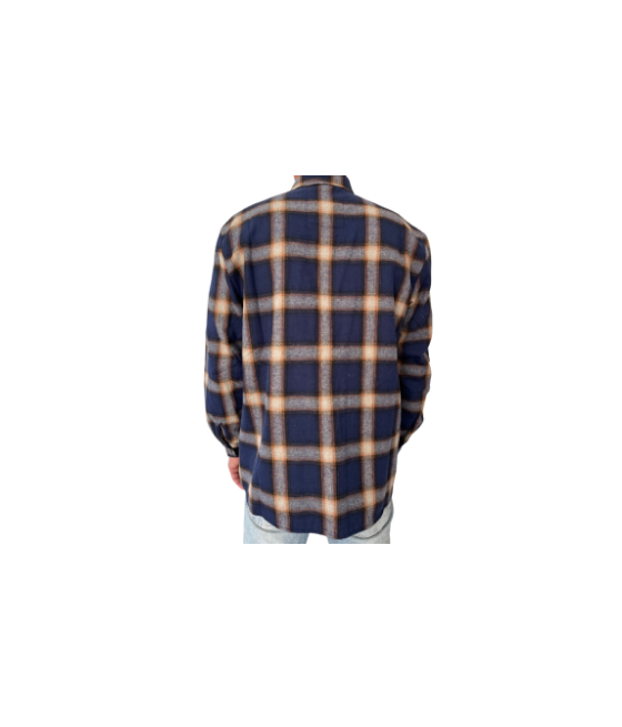 Chemise Flanelle Homme Blue Monday DRAXIES