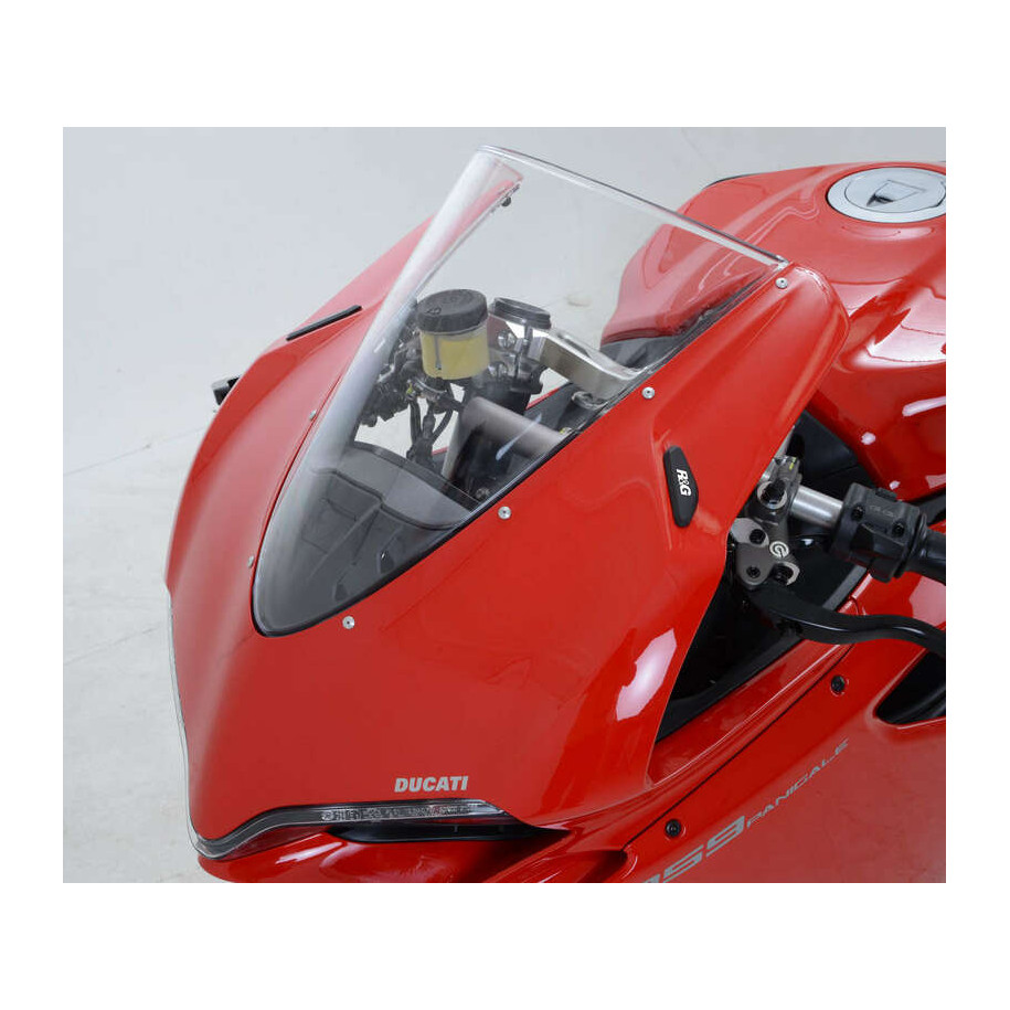 Cache-orifices rétroviseur R&G RACING - noir Ducati 959/1299 Panigale