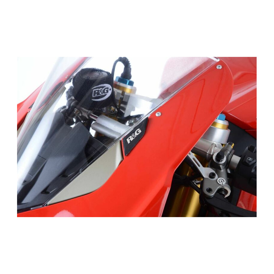 Cache-orifices rétroviseur R&G RACING - noir Ducati Panigale V4