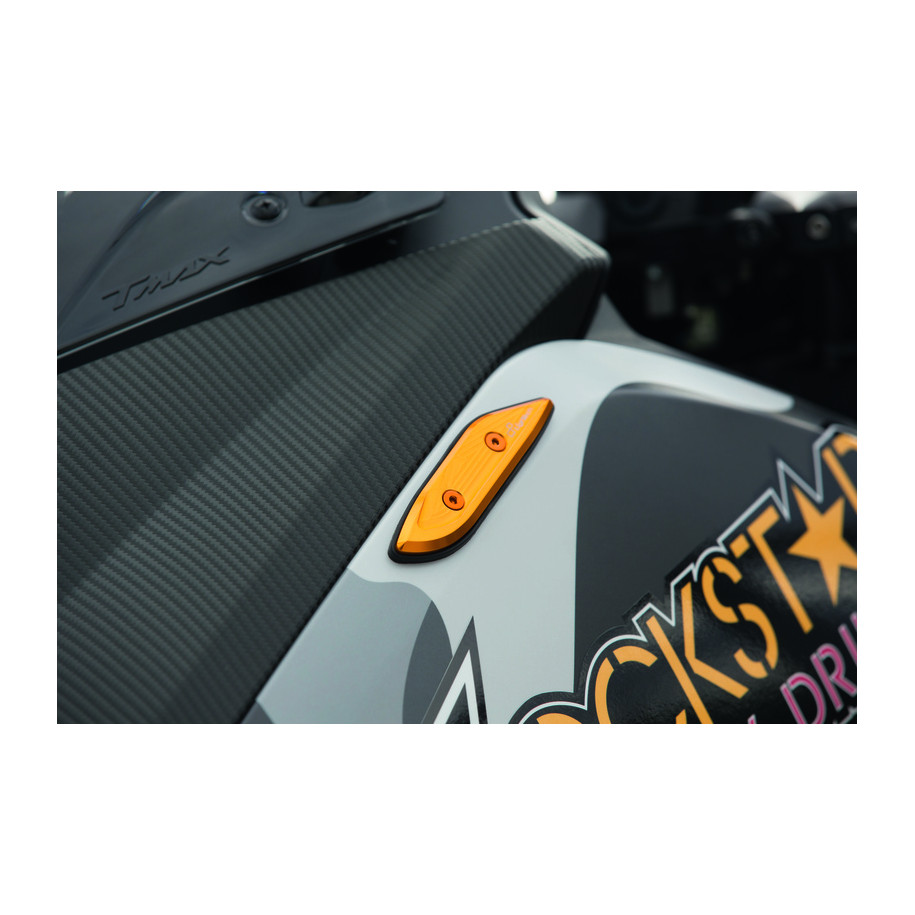 Cache-orifices rétroviseur LIGHTECH type origine or par paire - Yamaha T-Max 530
