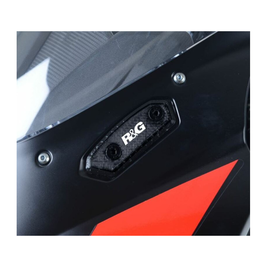 Cache-orifices rétroviseur R&G RACING - noir Suzuki GSX-250R