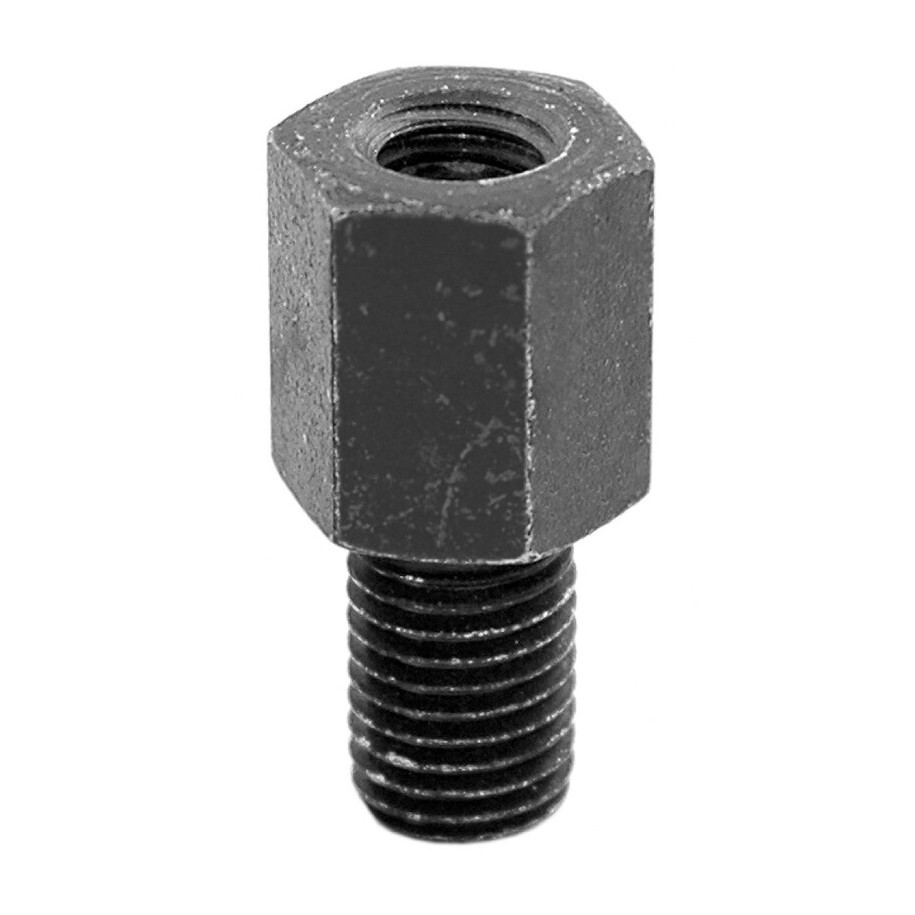 Adaptateur rétroviseur V PARTS droit universel mâle M8/125 (pas à droite)/femelle M8/125 (pas à droite) - Noir
