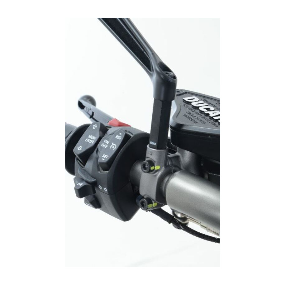 Réhausses de rétroviseur R&G RACING universel M8 x 1,25 x 11,5mm x 45mm - noir