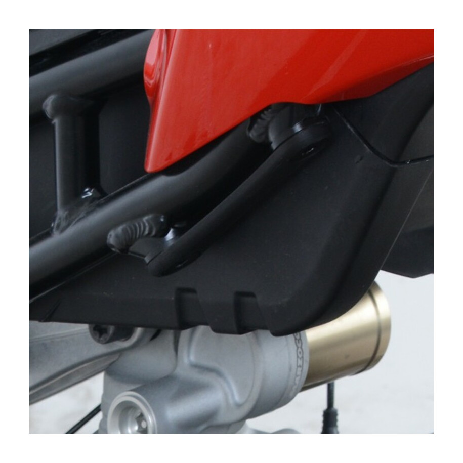 Caches orifices repose-pieds arrière R&G RACING noir BMW S1000RR