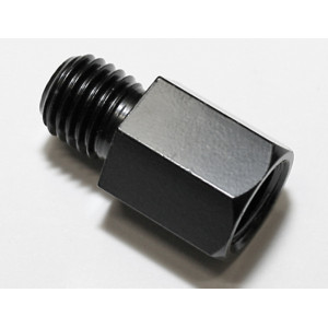 Adaptateur de rétroviseur HIGHSIDER smart M10 filetage à droit M10 - noir
