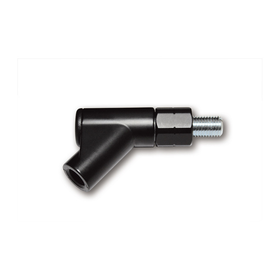 Adaptateur miroir HIGHSIDER smart M10 x 1,25 mm filetage à gauche - noir