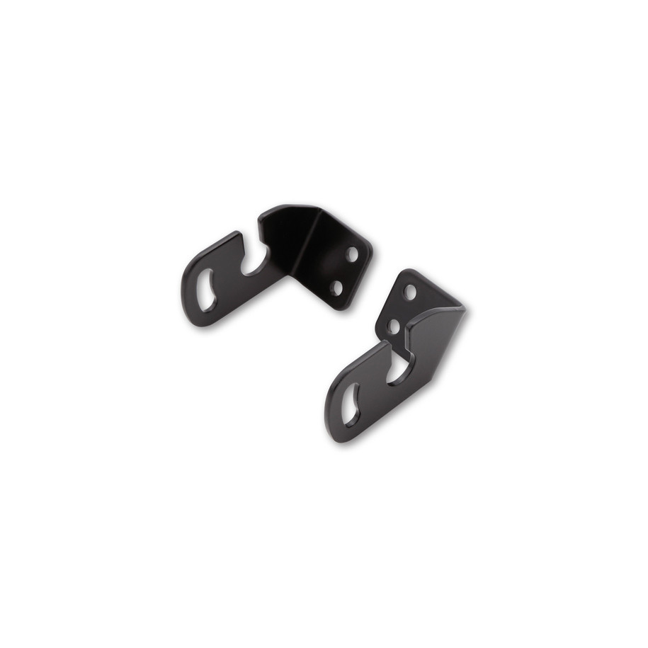 Adaptateurs pour clignotants HIGHSIDER pro modèle d’origine - pour support de plaque Aprilia/BMW/Triumph/Yamaha - noir - la pair